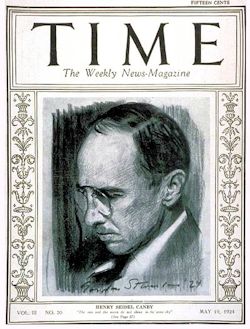 canby on Time magazine cover 1924